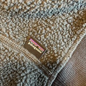 Patagonia Charcoal Fleece Pullover Reversible 2xl